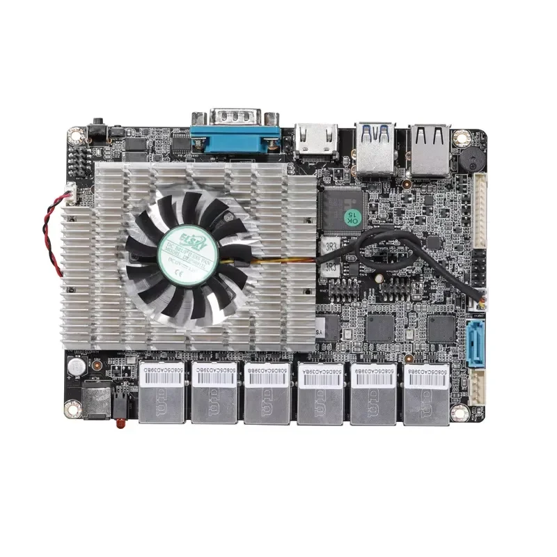 Novatech Global ELSKY Yansheng M680 Mini ITX Industrial Motherboard with Six Ports FPGA Processors for Soft Microcontrollers