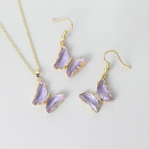 6 Büyük satış, kolye kolye, mor-no. 6