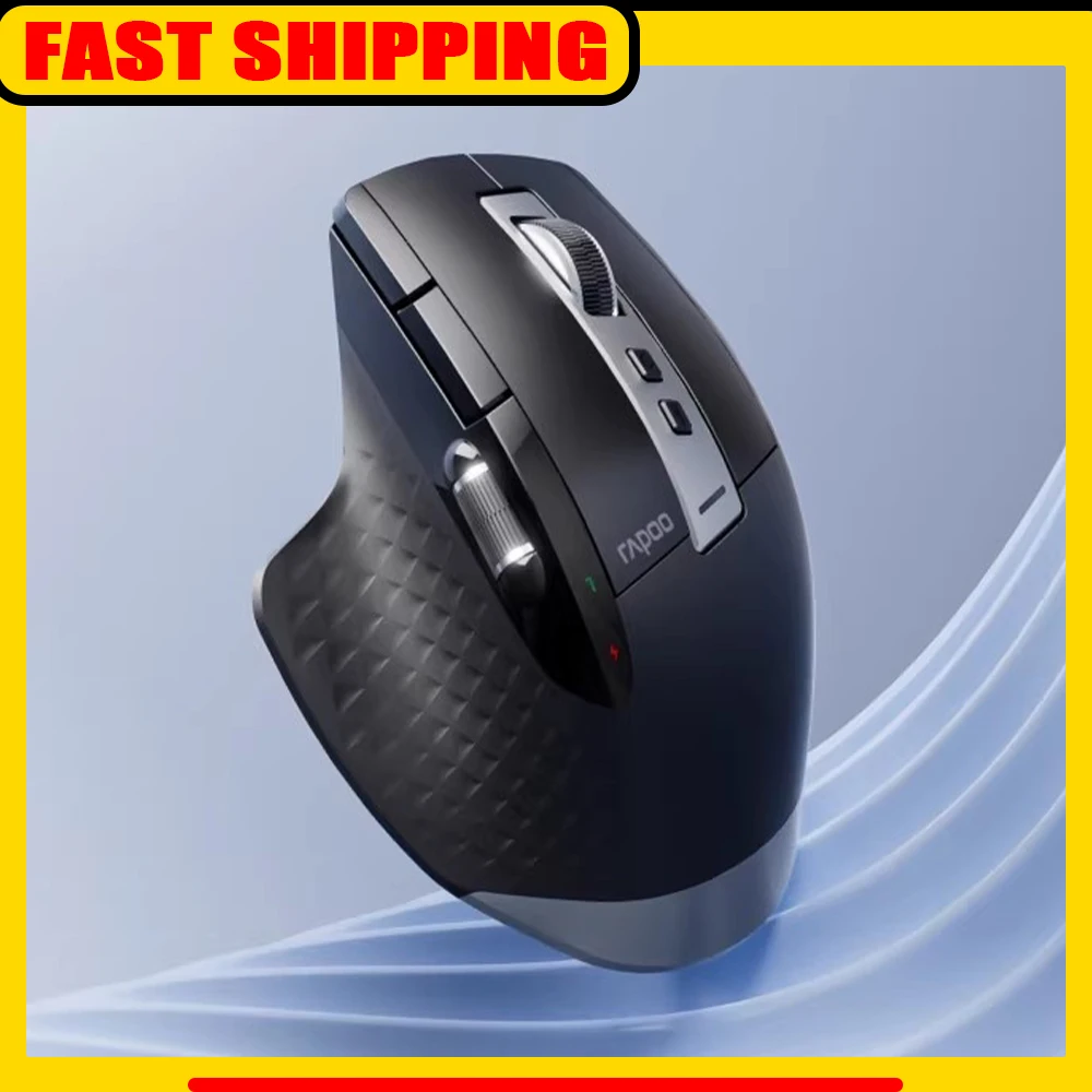 

Беспроводная мышь Rapoo MT750 Protophase 3220 для офиса, высокопроизводительная, 800 мАч, с ускорением 10G, 4000 DPI, 30 IPS, аксессуары для ПК