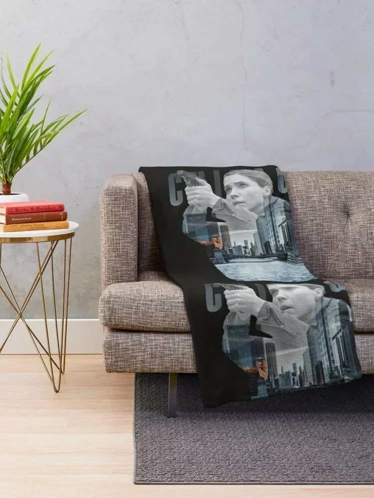 Erin Lindsay from Chicago P.D and Chicago Fire Throw Blanket Decorative Throw warm for winter Giant Sofa Blankets