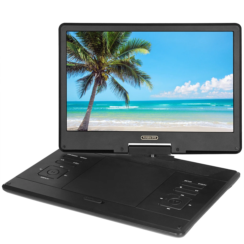 25 inch Portable DVD Player For Outdoor Home DVD Player Ultra-thin HD Display Mobile DVD With 3000MA Battery