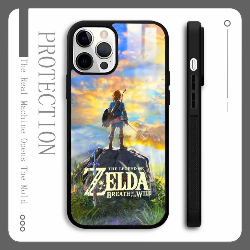 The L-Legend of Z-Zelda Phone Case For iPhone 16 15 14 13 12 11 Pro Max Plus Mini Magnetic Magsafe Wireless Charging Cover Coque