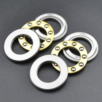 F10-17M f10 17m Thrust Bearing 10x17x5mm miniature planar bearing Inner Diameter 10 mm Mini Small Axial Ball Bearings