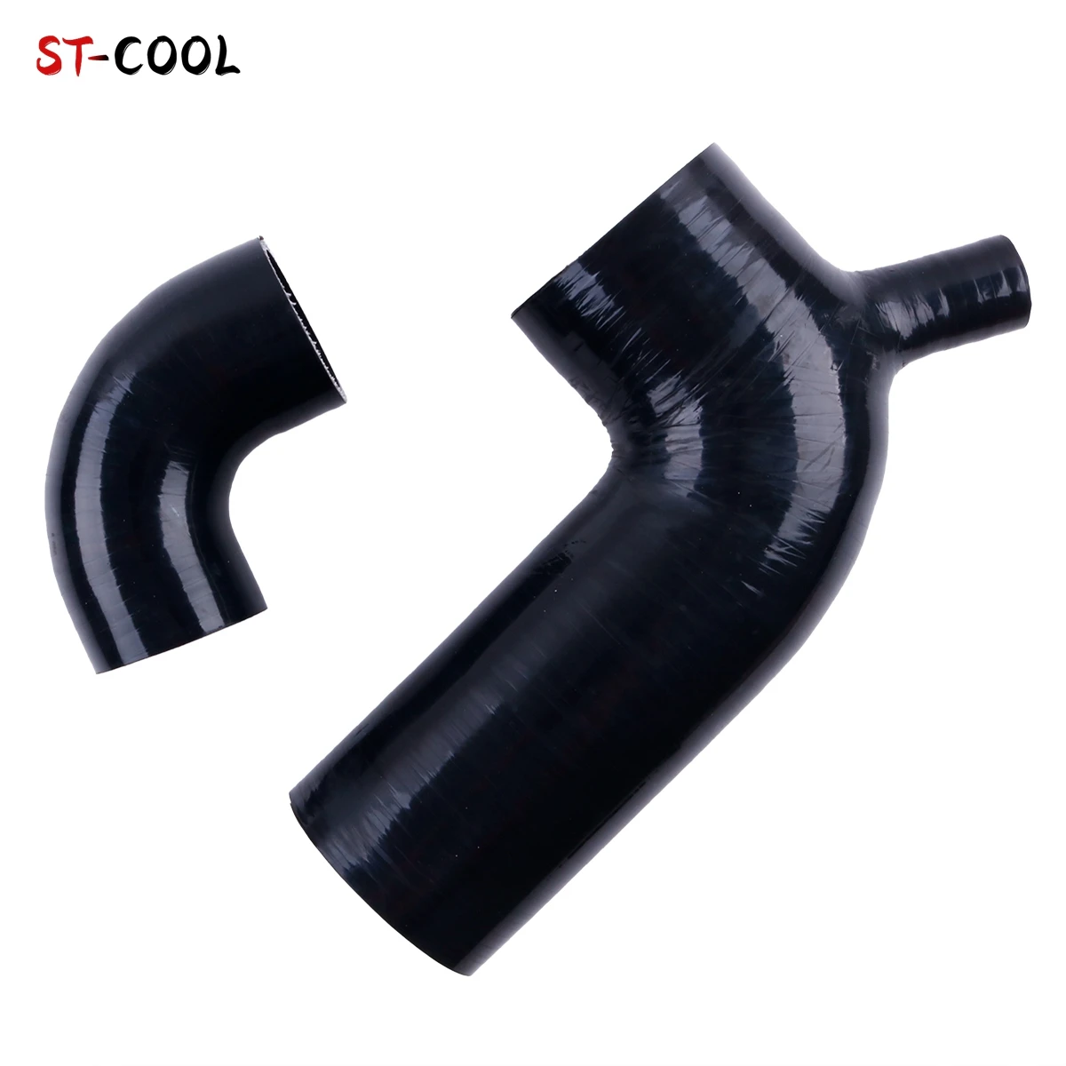 For Jeep Wrangler JK 2.8 CRD Diesel MK3 III 2007-2017 4721136AG 4721136AH Air Cleaner Intake Hoses Silicone Tubes 2Pcs 10 Colors