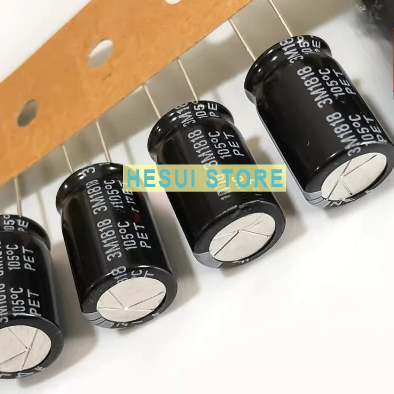 Capacitor eletrolítico importado RUBYCON 35V470UF 10X16 Ruby ZLH de alta frequência e baixa impedância 25V