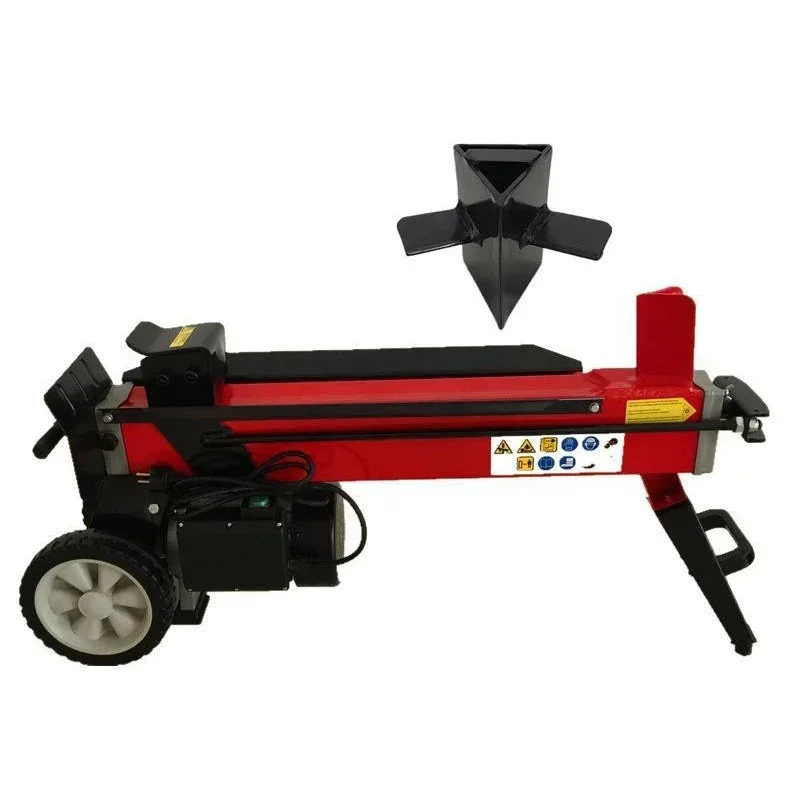 1PC Log Splitter Electric, 4-Ton Hydraulic Log Splitter, 800pcs/H Electric Log Splitter, 2000W-2200W Wood Splitter, Horizontal