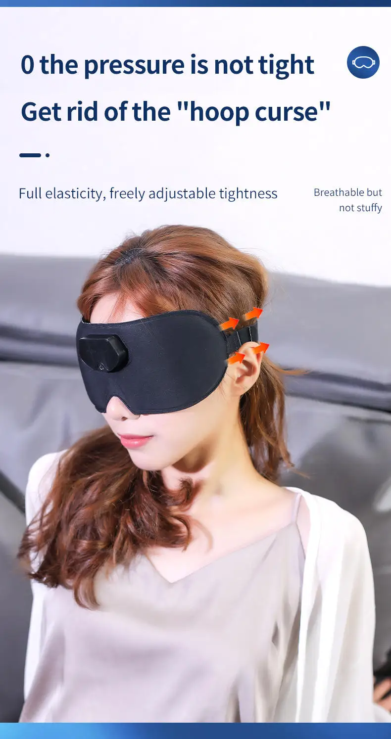 Special Hot Selling Compression Fatigue Electronic Mini Relax Vibration Eye Care Massager With Heat Music