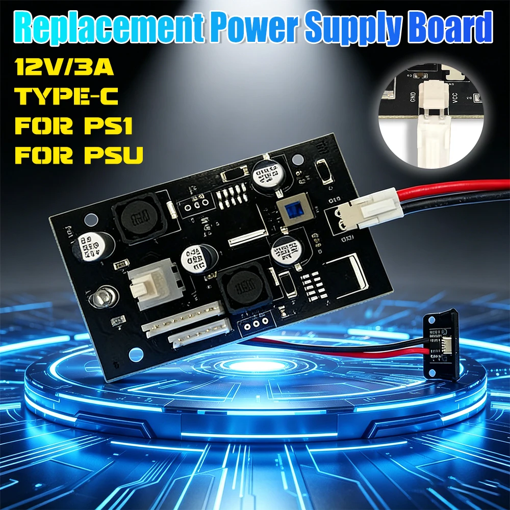 Board Game Steam - Placa de Alimentação Tipo-C 12V/3A para