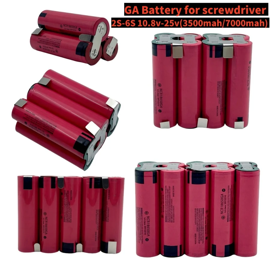 New 18650 Original Battery 3500-7000mAh High Capacity GA3S1P-5S2P Can Be Customized for Screwdriver Welding Battery 18650