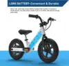 Hiboy-子供用電動バランスバイク,12インチ,150w,21.6v,2.6ahバッテリー,3-5に最適 4