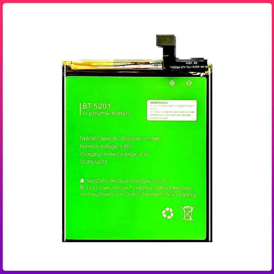 BT-5201 Mobile Phone Battery For Leagoo Power 2 Pro Power2 High Compatibility 4000Mah