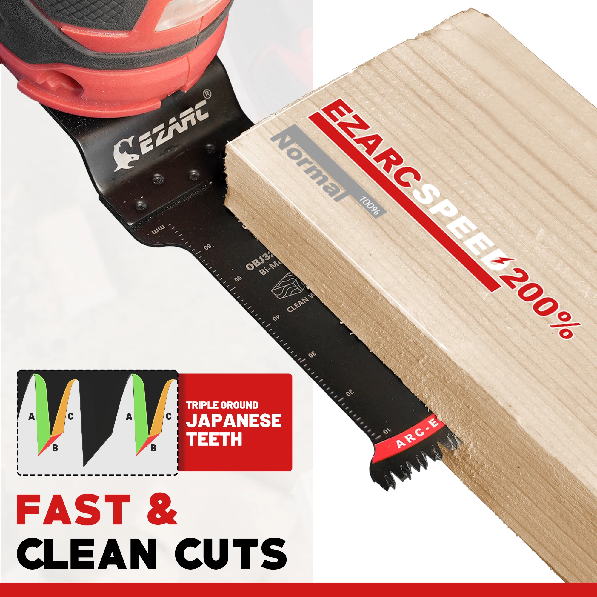 EZARC 5PC Extra-Long Reach Osc - огляд і ціна Power Tools Japan