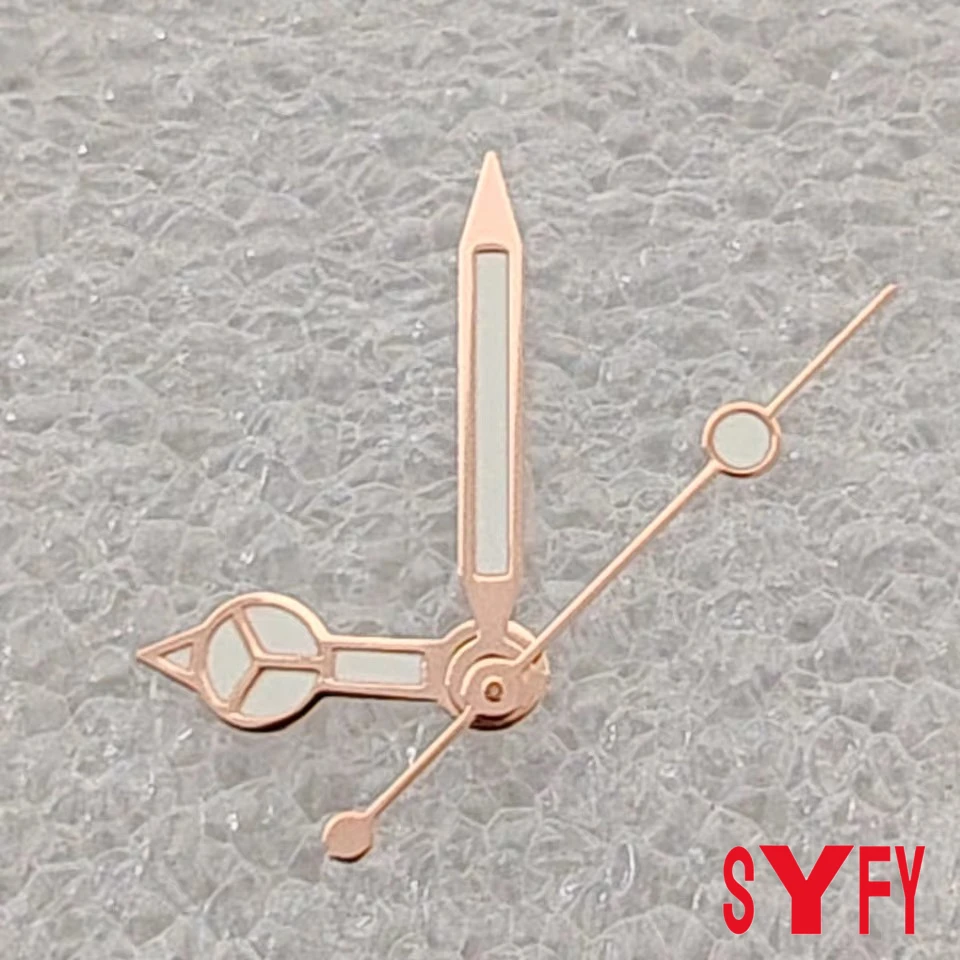 NH35 Hands Gold/Silver/Rose Gold Watches Pointers Green Luminous Watch Hand For NH35/NH36/4R/7S Movement Alloy Watch Accessories