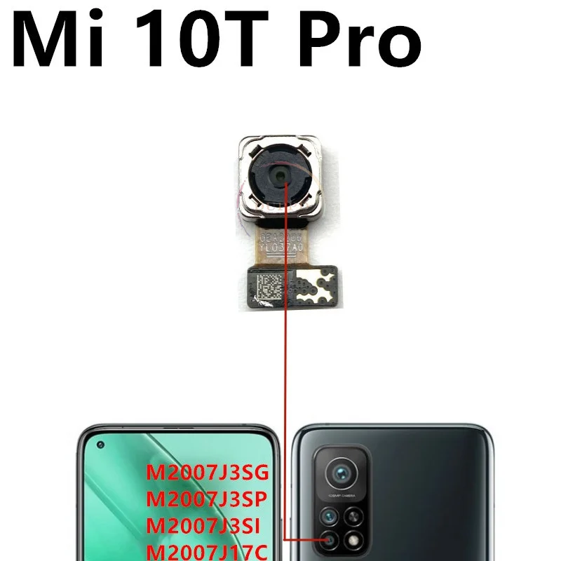 For Xiaomi Mi 10T Pro 5G Original Back Backside Selfie Facing View Small Rear Camera Module Flex Frontal Replacement Spare Parts