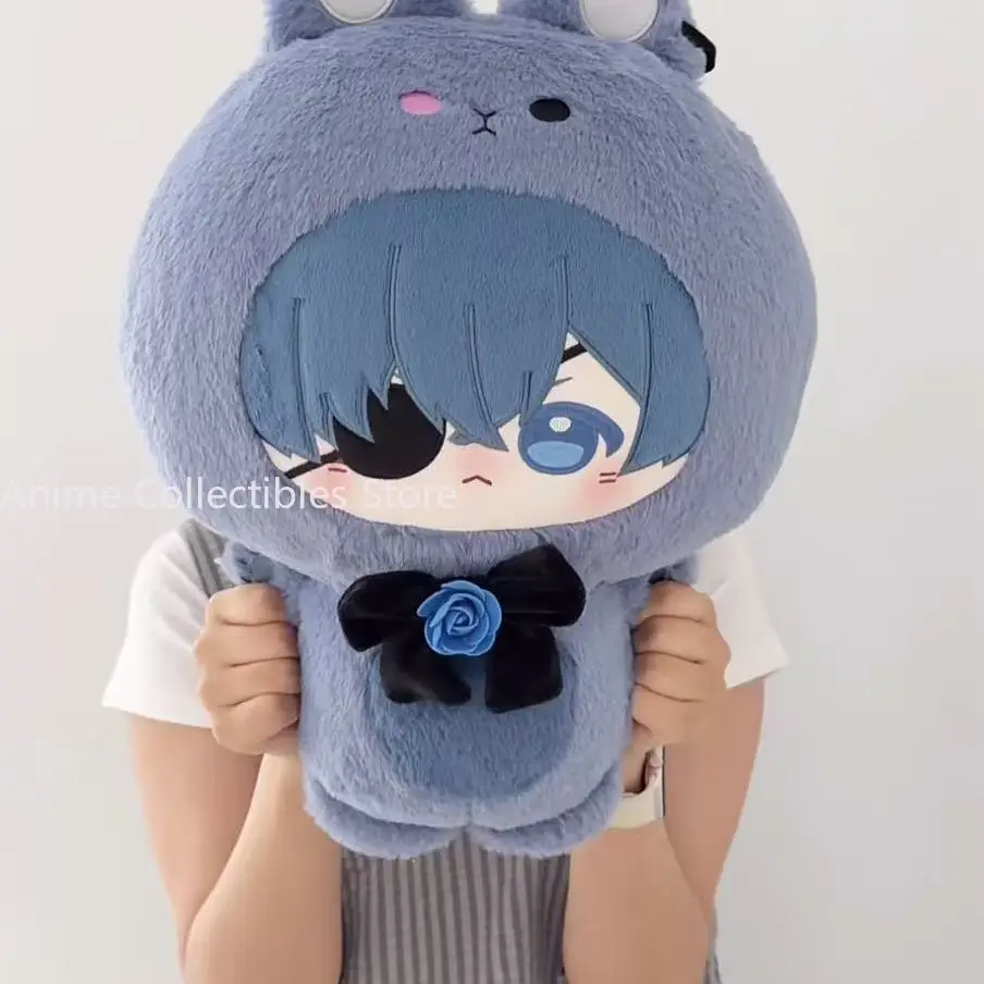 New Anime Black Butler‌ Ciel Phantomhive Cosplay 45CM Cute Plush Cotton Plushie Stuffed Pillow Birthday Gifts