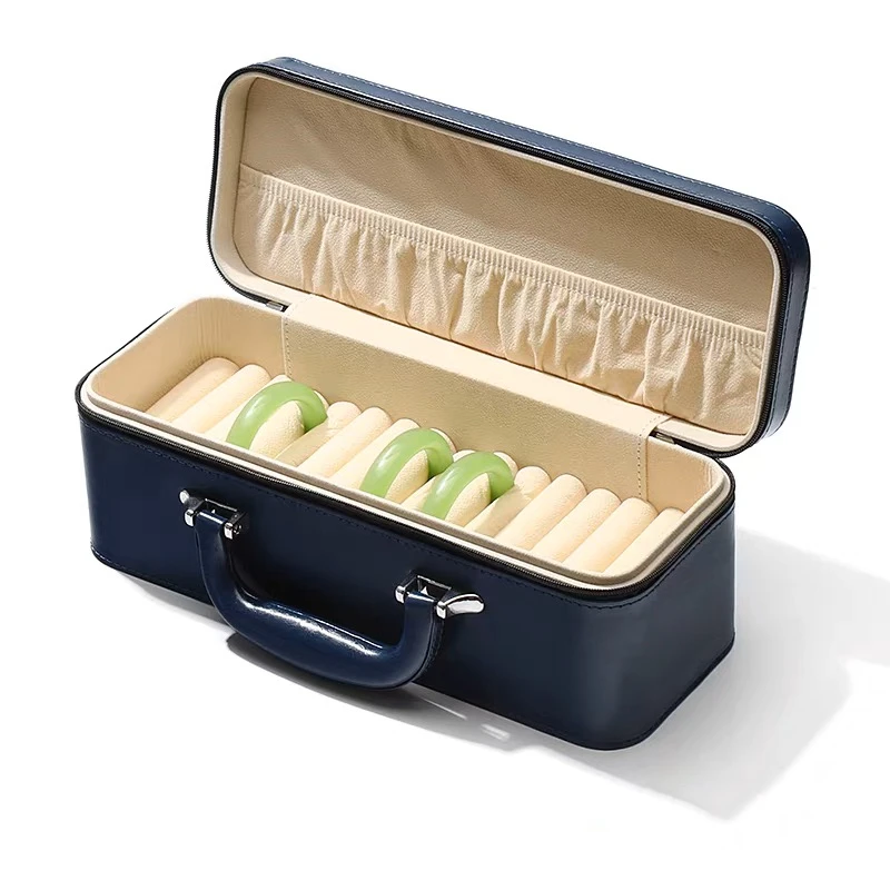 2025年新作 ブレスレットボックス レザー製 ジュエリーオーガナイザー 便利なブレスレット収納ケース ジュエリーディスプレイ 2