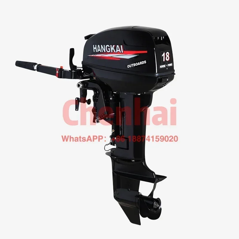 Hangkai 18HP/12HP/6HP/4HP/3.6HP 2 Stroke Water Cooling Boat Engine Outboard Motors For Rc Boat Ship Outboard Motor