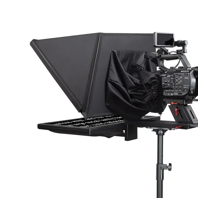 Desview T22 Broadcast Teleprompter with 21.5 Inch Full HD Reversing  for Studio Professional Teleprompter