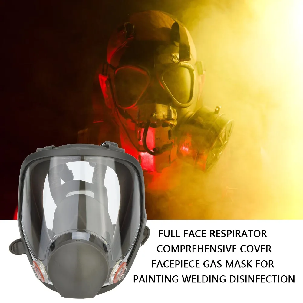 ZK30 Full Face Respirator Cover Facepiece Gas Mask for Painting Welding Disinfection gasmasker