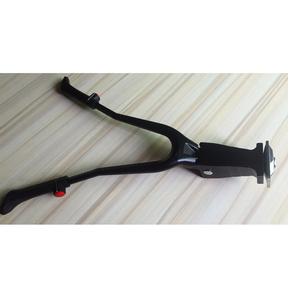 

Double Leg Foldable Adjustable Bike Kickstand Center Mount Strong Aluminum Alloy Steel Feet Non-Slip Design Mountain Road Bike