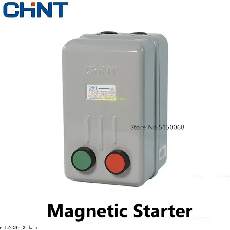CHINT Electromagnetic Starter QC36-4TA QC36-10TA QC36-20TA QC36-30TA Motor Starter Phase Loss Protection Magnetic Switch