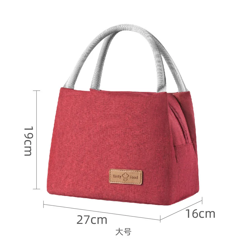 Neue Tragetasche, Kühler, Lunchtaschen, tragbar, für Picknick, Büro, Schule, Isoliertasche mit Schultergurt – Detail 13