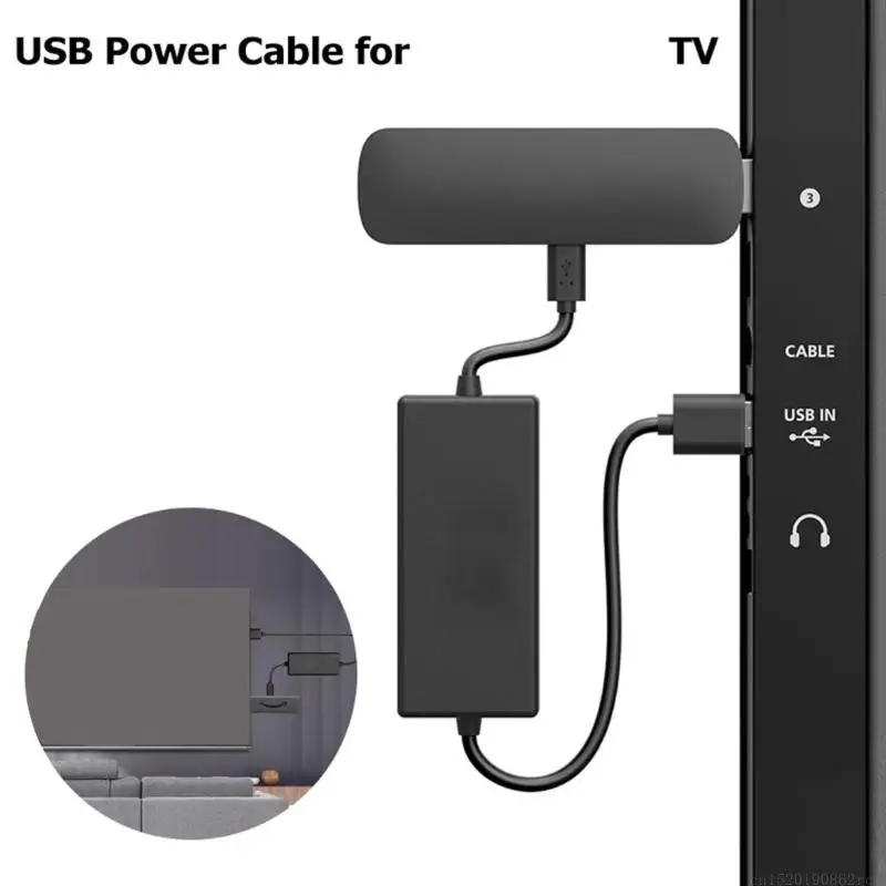 d5bb-メディア-スティック-usb-電源コード、5v-usb-a-からデバイス側ケーブル、画面裏ルーティング用統合レギュレーター付き