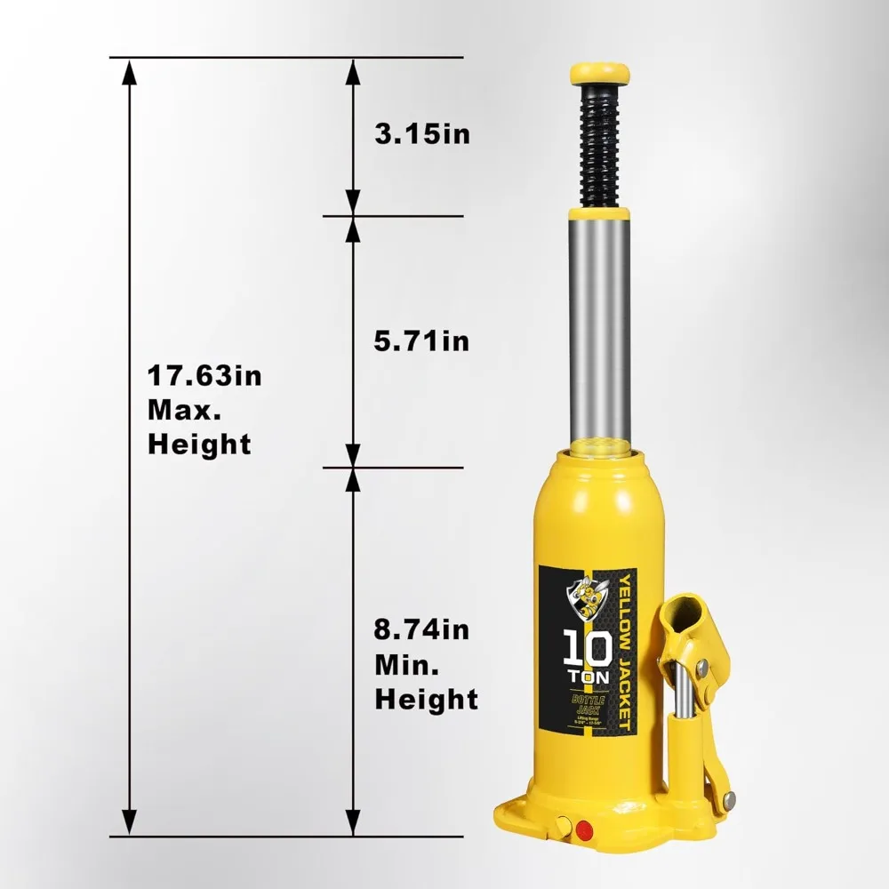 مقبس زجاجة ملحوم متعدد الاتجاهات 10 طن لرفع المركبات: مثالي للسيارات والالتقاطات والشاحنات والمركبات الترفيهية