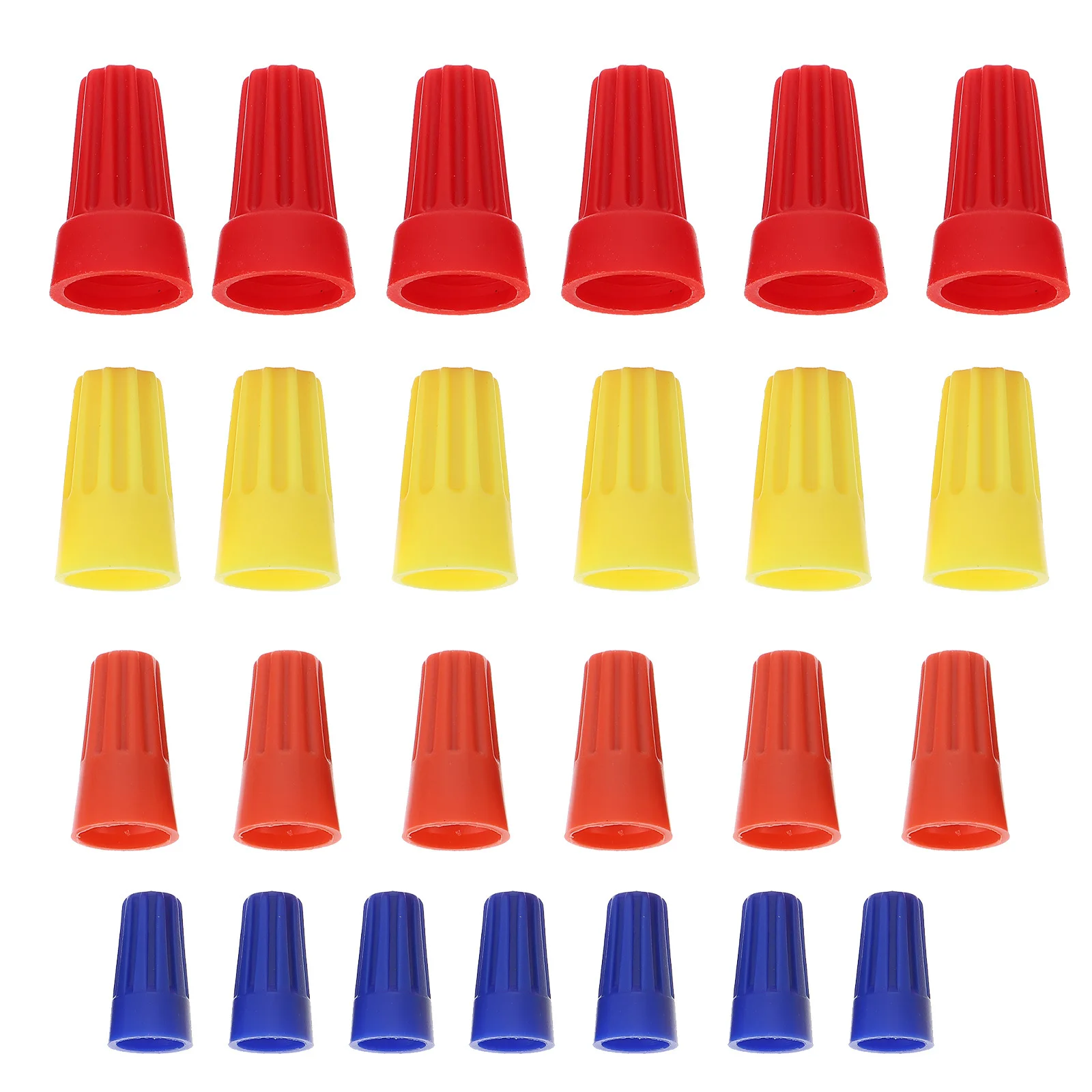 70 قطعة موصلات أسلاك مقاومة للماء محطات معزولة متينة ألوان متنوعة موصل سلك كهربائي متعدد الحجم #2