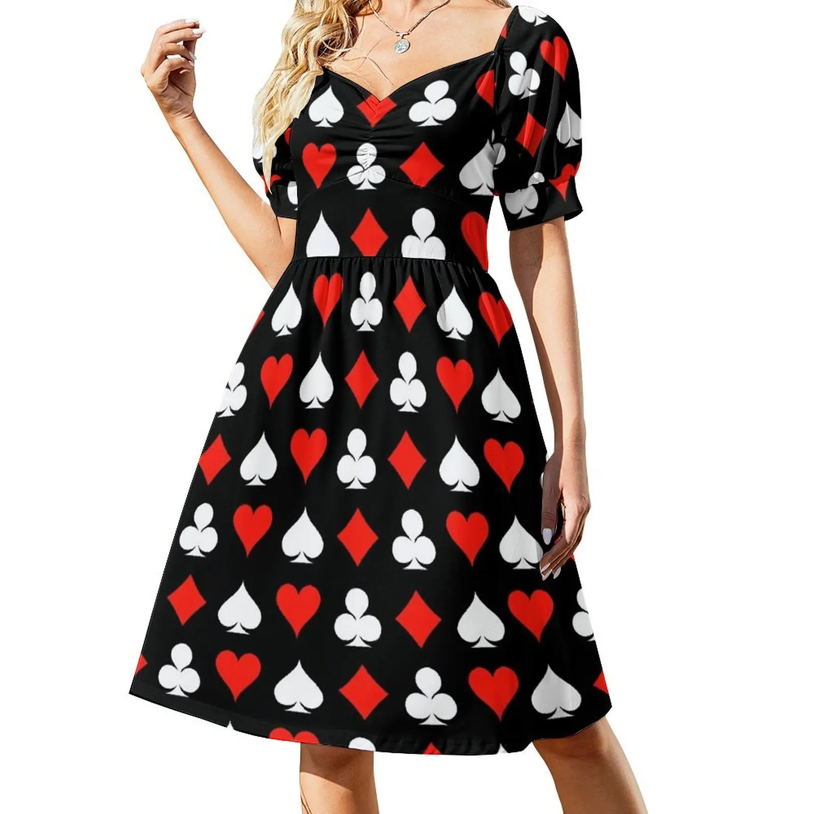 

Poker Pattern Dress beach dresses summer dresses for women 2024 dress for woman