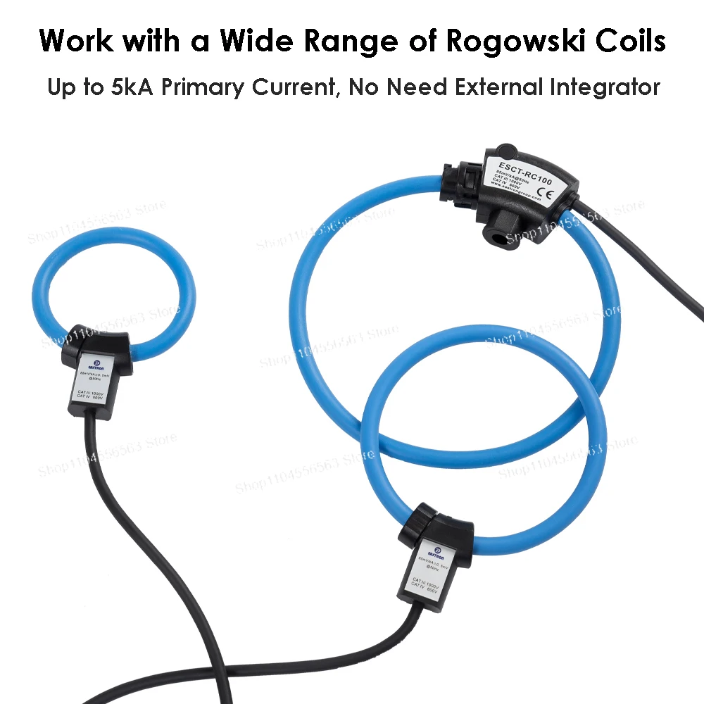 جهاز قياس الطاقة الذكي X96-3RC عالي الدقة لتوزيع الكهرباء بدون توصيل ملف Rogowski