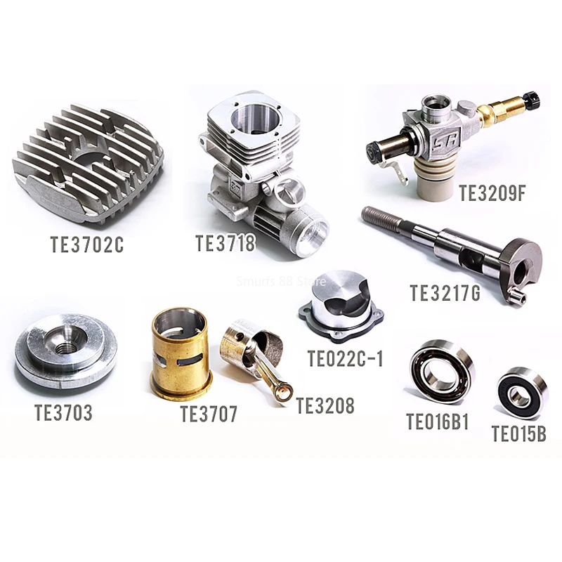 RC Vliegtuigen Model Motor 37 Niveau 6.01CC Metalen Zijuitlaat Afstandsbediening Vliegtuigen Motor GF 37S01R Hoge Prestaties Speelgoed