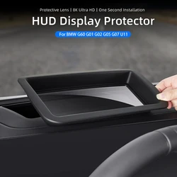 For BMW 5 Series G60 X1 U11 X3 G01 X5 G05 X7 G07 Car HUD Head-Up Display Protective Cover Windshield GPS Dust Frame Accessories