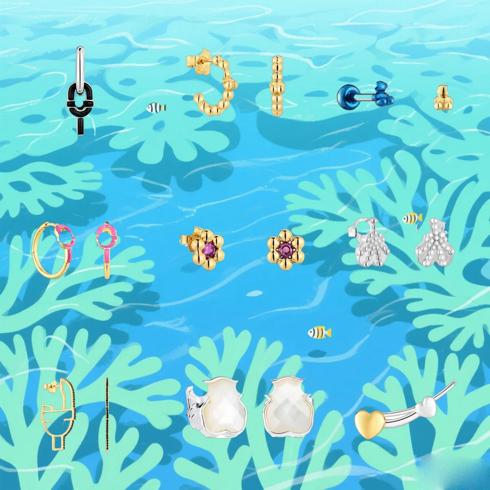 

Новые модные серьги, подходят для подруг, нишевый дизайн, бутик ювелирных изделий