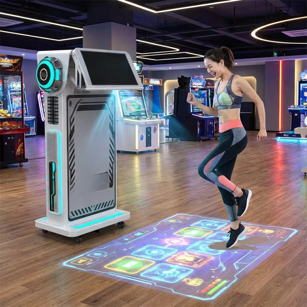 Exciting Children Museum Video Interactive Floor Projector Games Intellectual Challenge for Kids Advertising Equipment