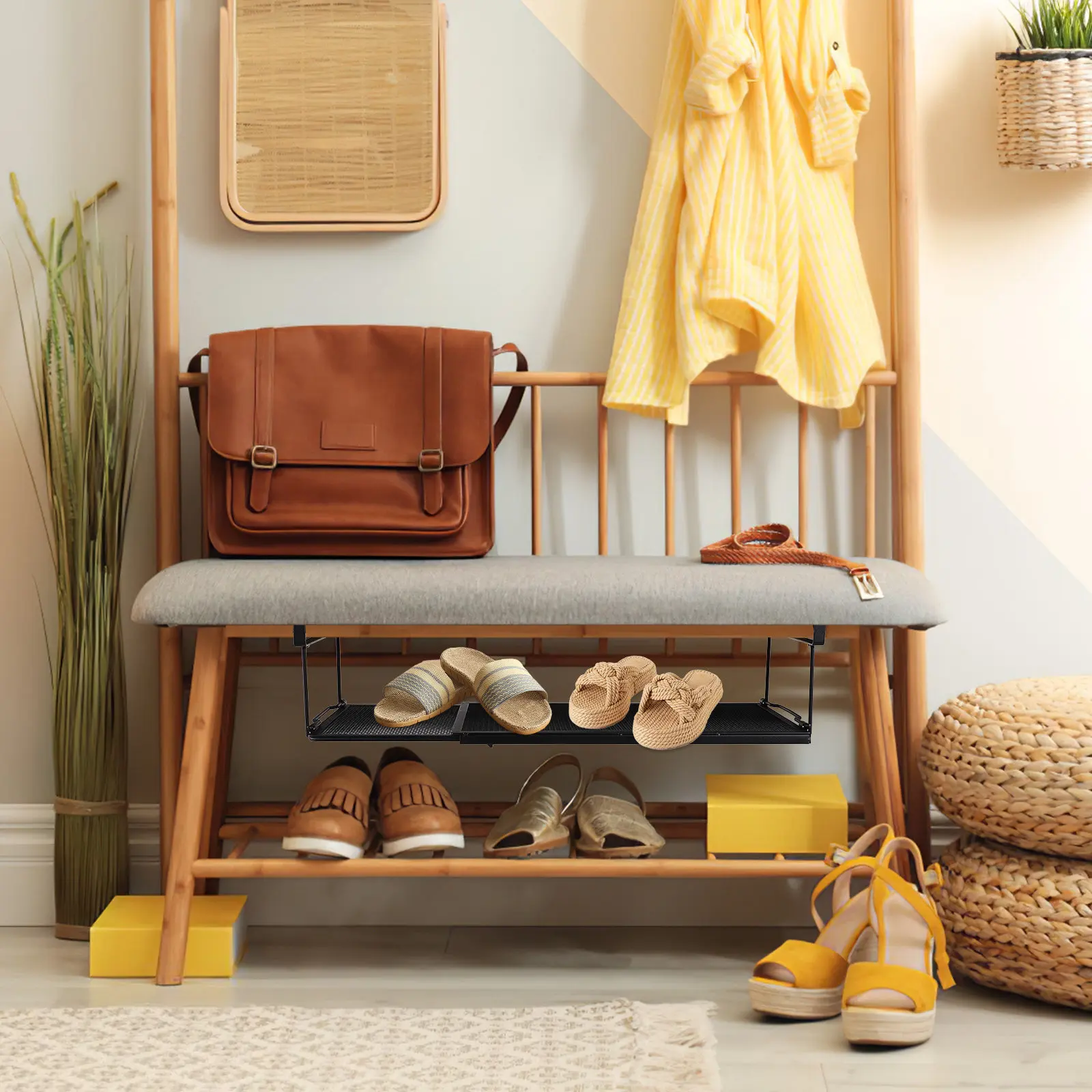 organizzatore-espandibile-sottopensile-in-metallo-resistente-cesto-sospeso-per-utensili-articoli-da-toilette-e-scarpe