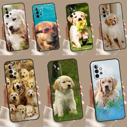 Golden Retriever Dog Case For Samsung Galaxy A34 A54 A14 A15 A25 A35 A55 A53 A33 A13 A52 A32 A12 A51 A71 Cover