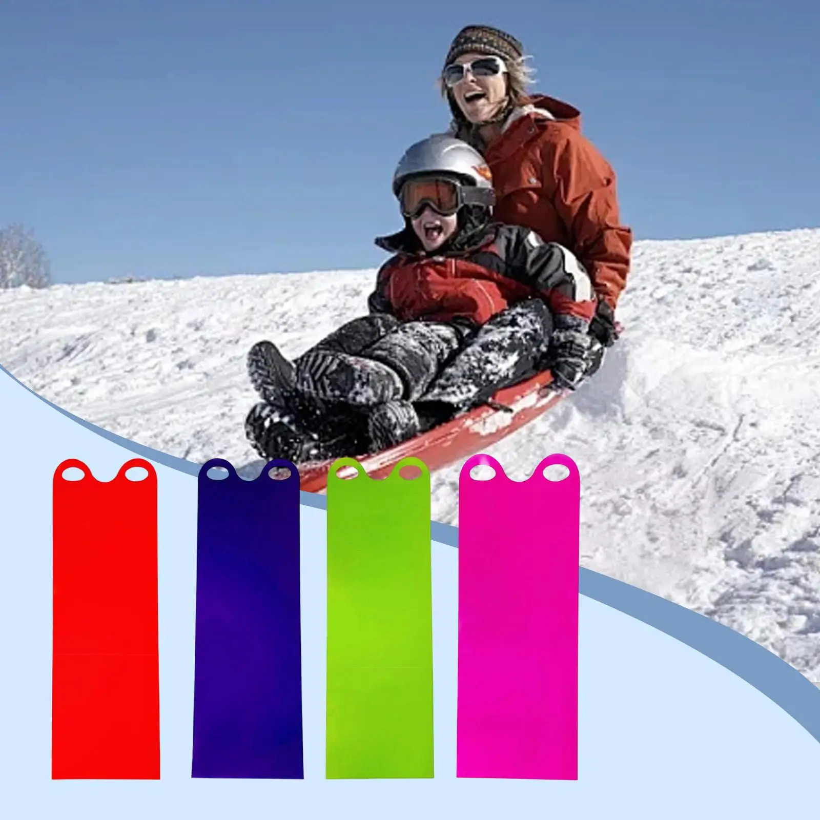 

Roll-up, Foldable, And Portable Snow Sled Mat for Snowboarding, Games, Outdoor Travel, And Ice Skating