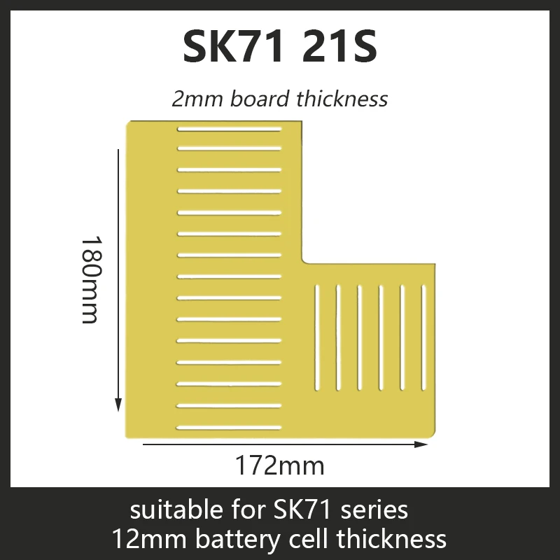 SK71 Lithium Battery connecting bracket battery pack 3240 Epoxy Plate Insulating Resin Board