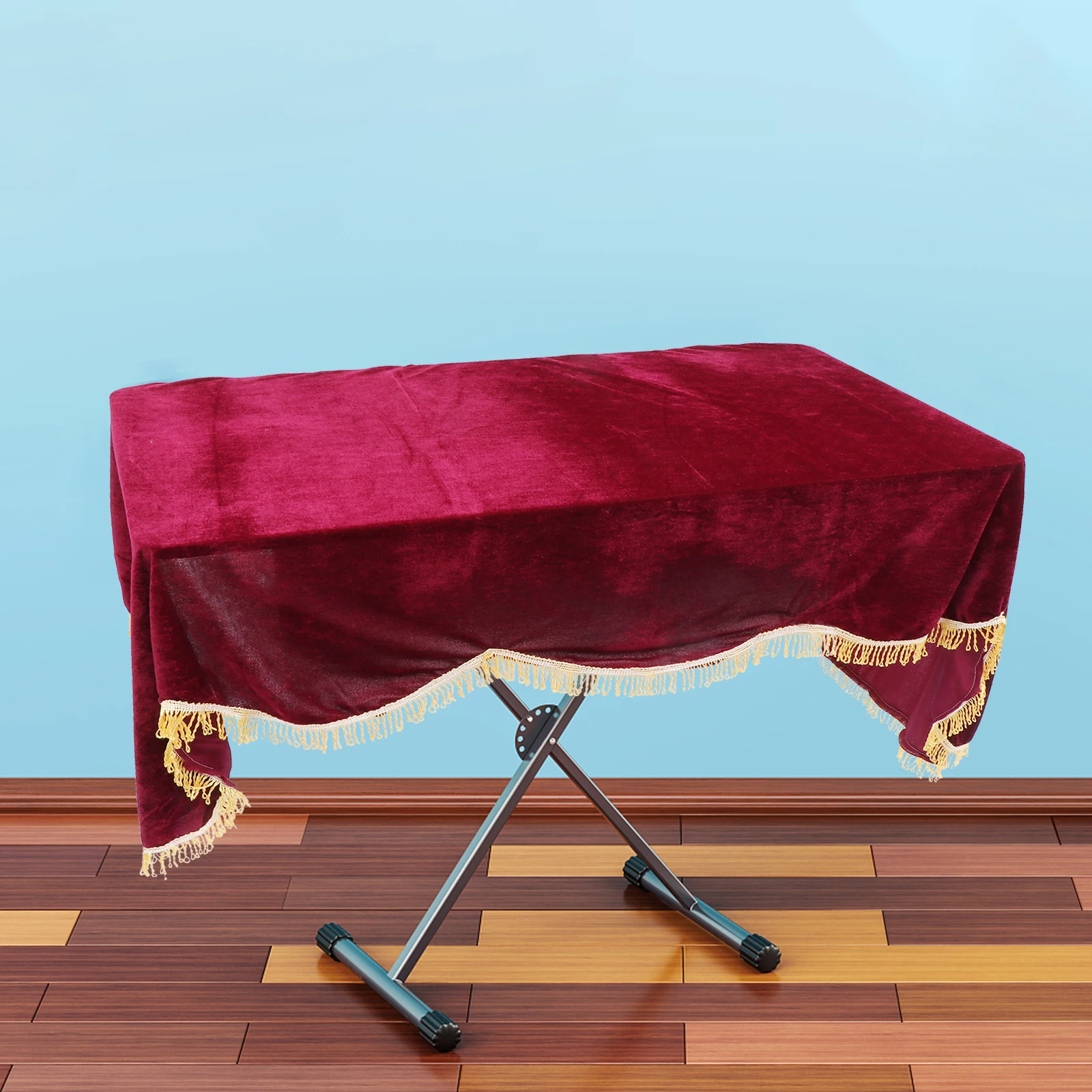 

Velvet Piano Cover Dust Cover For Electronic Electric Piano Protective Accessory Keyboard Instrument Part