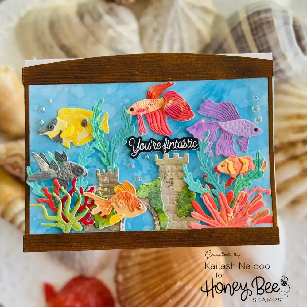 Lovely Layers: Tank Aquarium 2025 New Dies Scrapbook Diary Decoration Stencil Embossing Template DIY Greeting Card Handmade