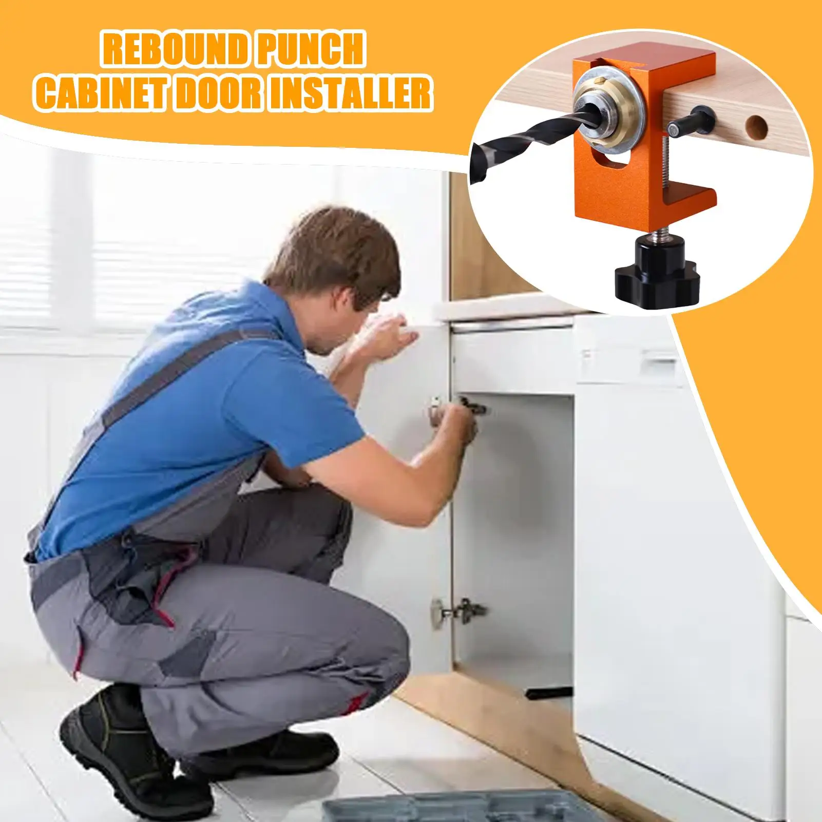 

Cabinet Door Installation Jig Easy Alignment Aluminum Alloy Positioner Jig Positioning Device Convenient Versatile Clamp For