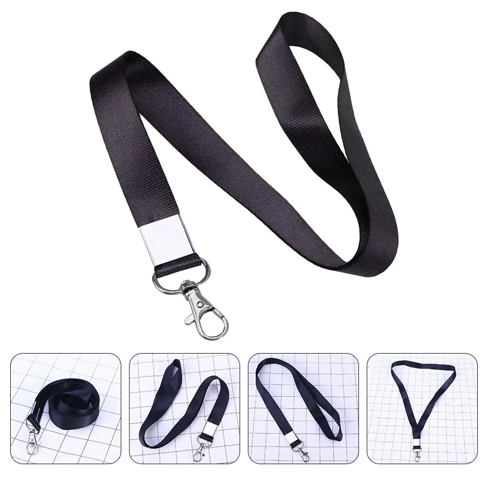 5 قطعة اسهم الرقبة الثقيلة قابل للتعديل الانفصال شارة حامل انفصال مشبك لمفاتيح الهوية بطاقات الرقبة الحبل