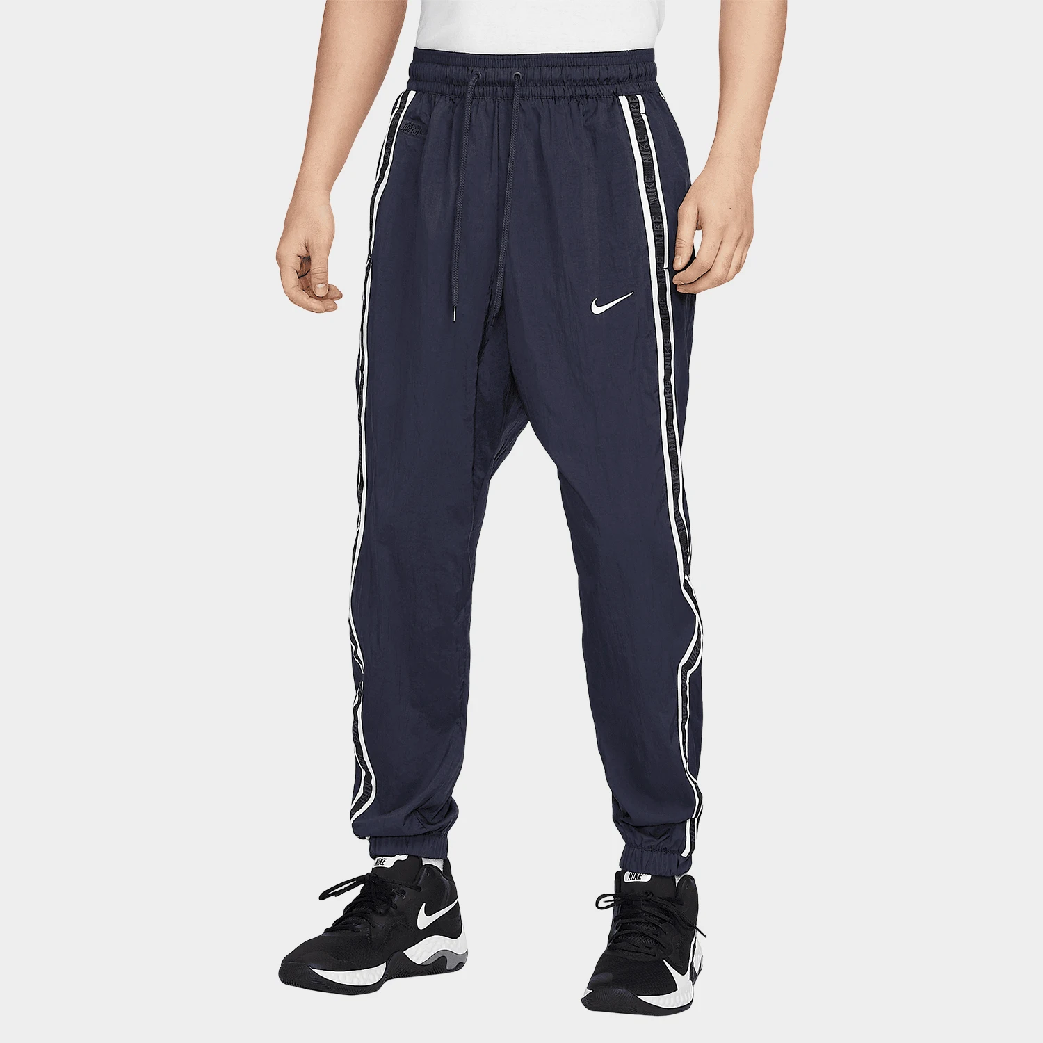 Официальные оригинальные мужские баскетбольные тканые брюки Nike 2025 IB9969-475