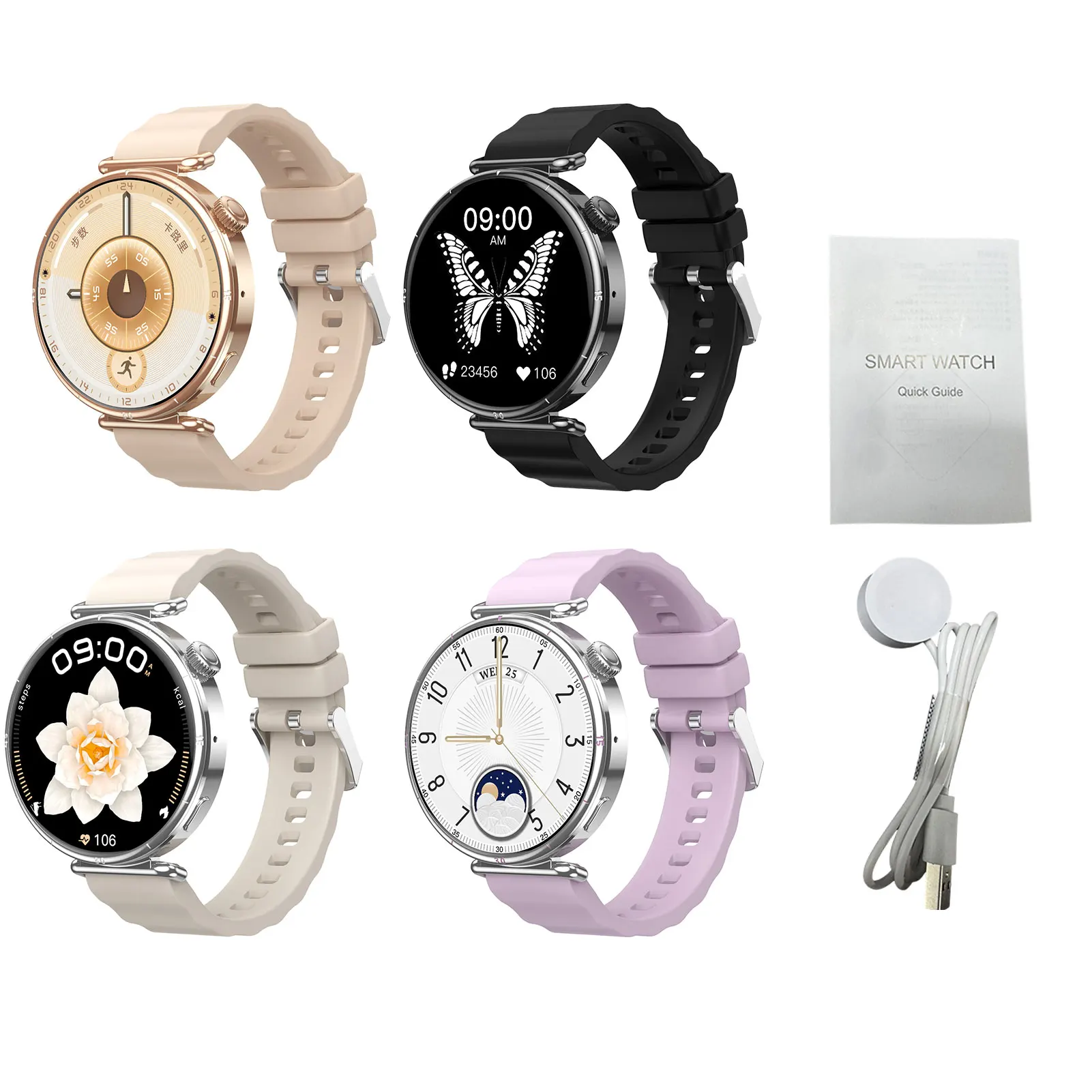 

1.27Inch Smart Watches Sports Smart Watches 1.27 Inch High-Definition Fitness Health Monitoring Watch with Heart Rate Monitoring