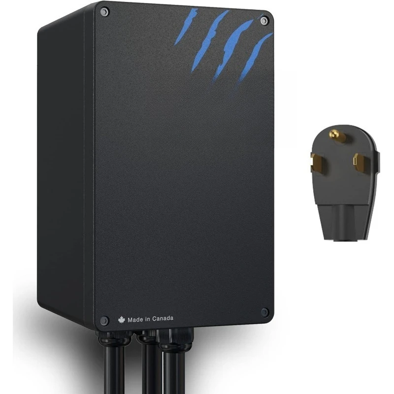 

-E Duo Level 2 Plug in EV Charger, up to 40 Amp, Two 24 feet Premium Cables (06-50 Plug)