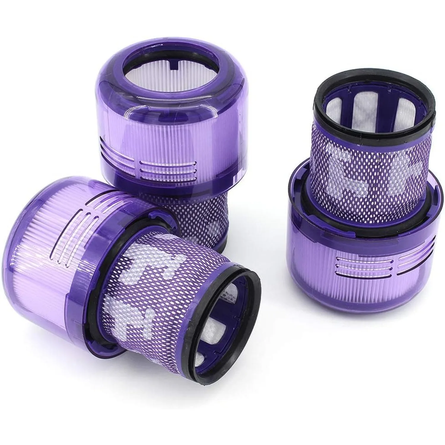 Vacuum Post Filter Compatible with Dyson V15 V11 SV14 Cyclone Animal Absolute Total Clean Cordless Cleaner 3 Pack Replace Part