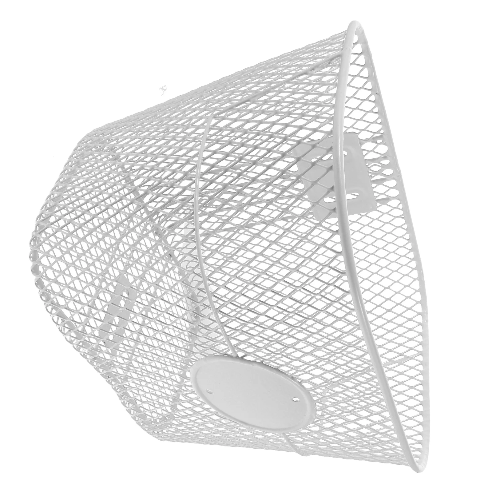 

Vintage Style Bicycle Front Mesh Basket Breathable Lightweight Front Bike Rack for Students Shopping Travel Bike Basket White