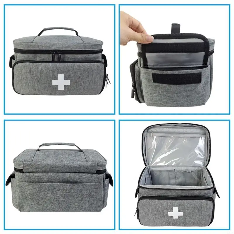 

XXFC Empty First Aid Kits Portable Outdoor Survival Bag Disaster Emergency Bag Large Capacity Home/Car Package