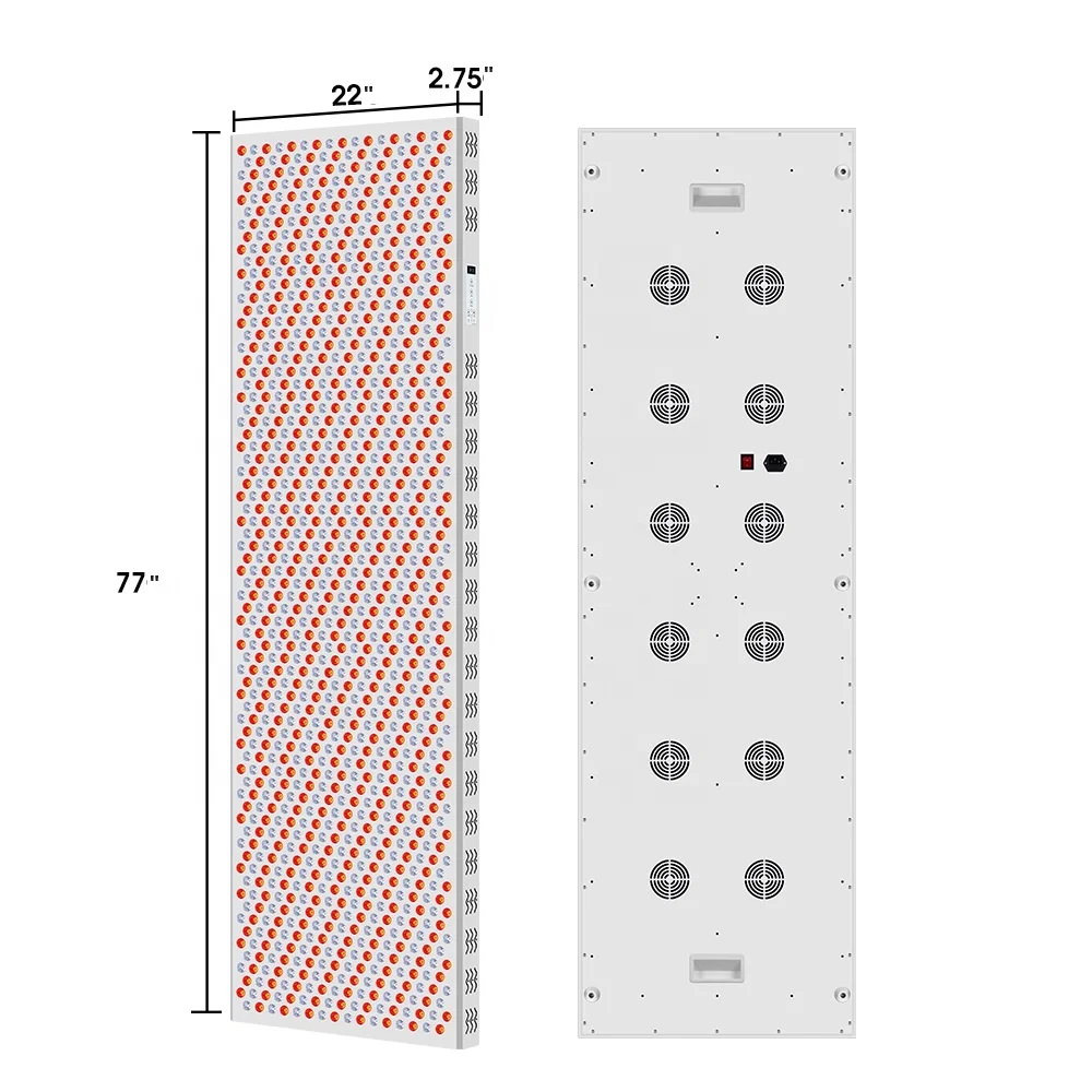 

Factory Price BS6000 Led Face Mask RED Light LED Therapy Panel 660nm 850nm Pulse Function Full Body Red Light Therapy Panel